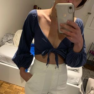 Cropped blouse